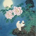 lovers under moon traditional Chinese